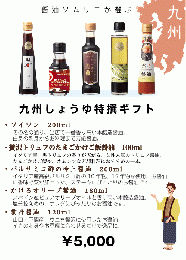 九州しょうゆ特選ギフト(箱・熨斗あり)